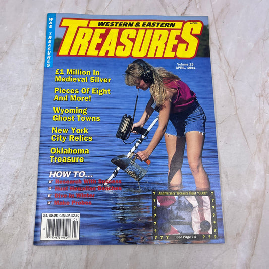 1991 April - Western & Eastern Treasures Magazine - Treasure Hunting Gold M12