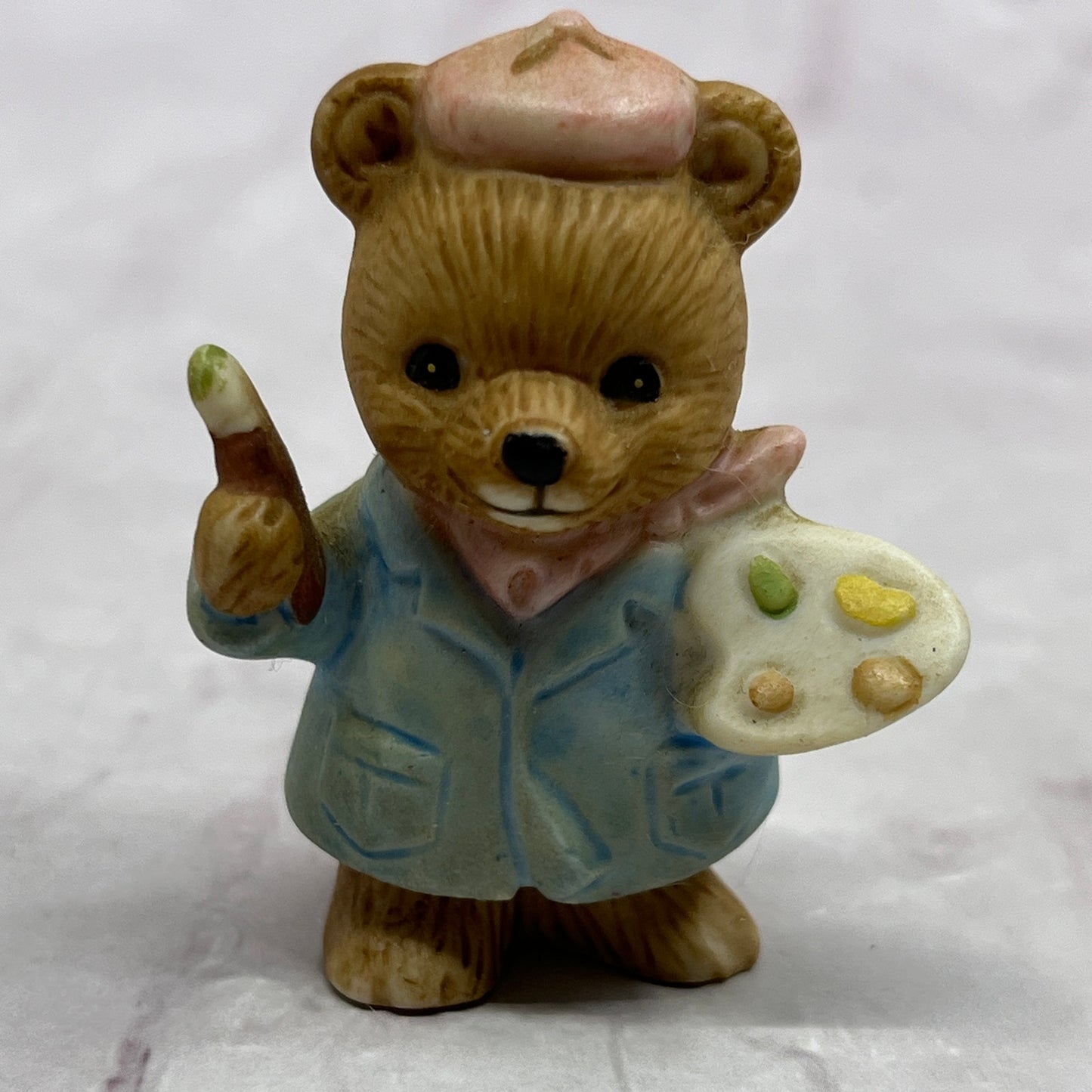 Vintage Homco Career Bears Figurine 8820 Artist Painter SE2