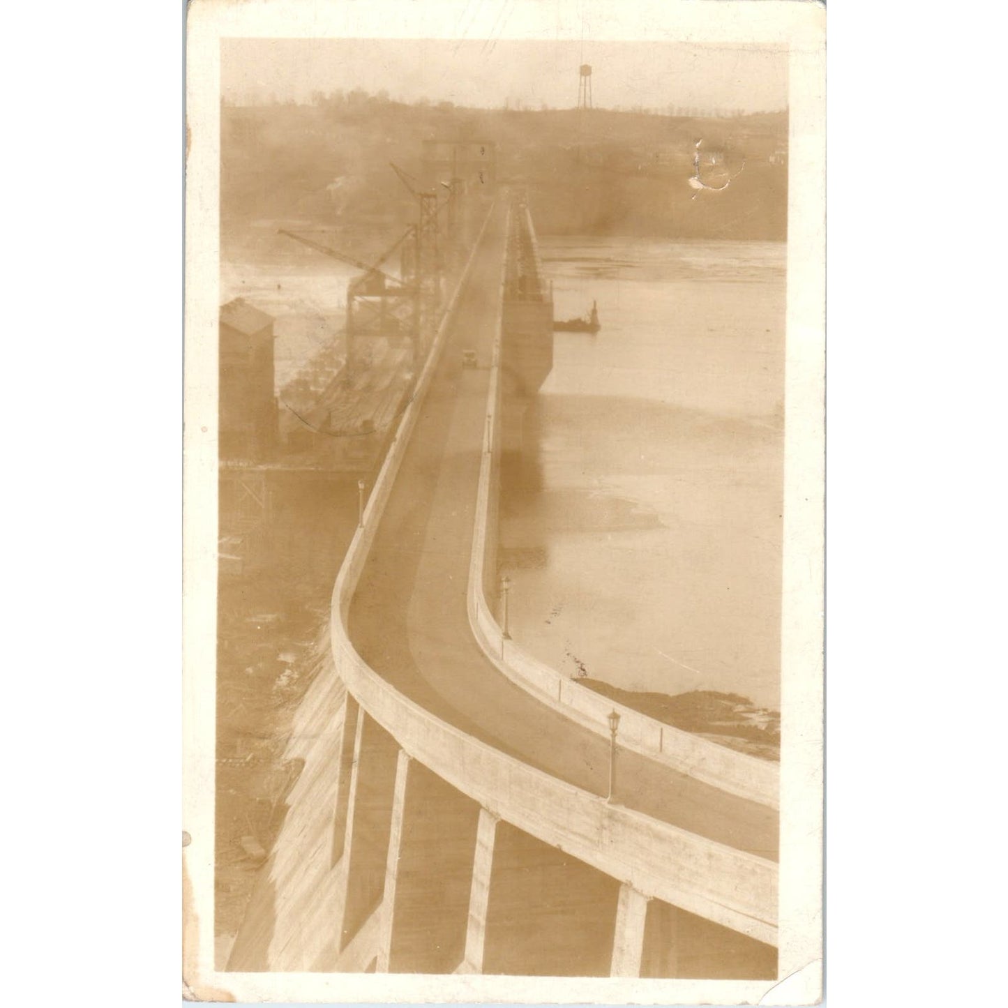 1928 Hydro Electric Plant Conowingo MD Susquehanna Water Co RPPC Postcard AE2