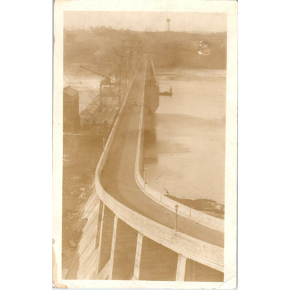 1928 Hydro Electric Plant Conowingo MD Susquehanna Water Co RPPC Postcard AE2