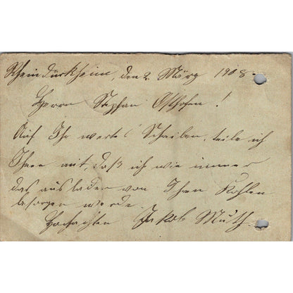Osthoffen Rheindürkheim Styohan 1908 German Reich Postcard P5-11