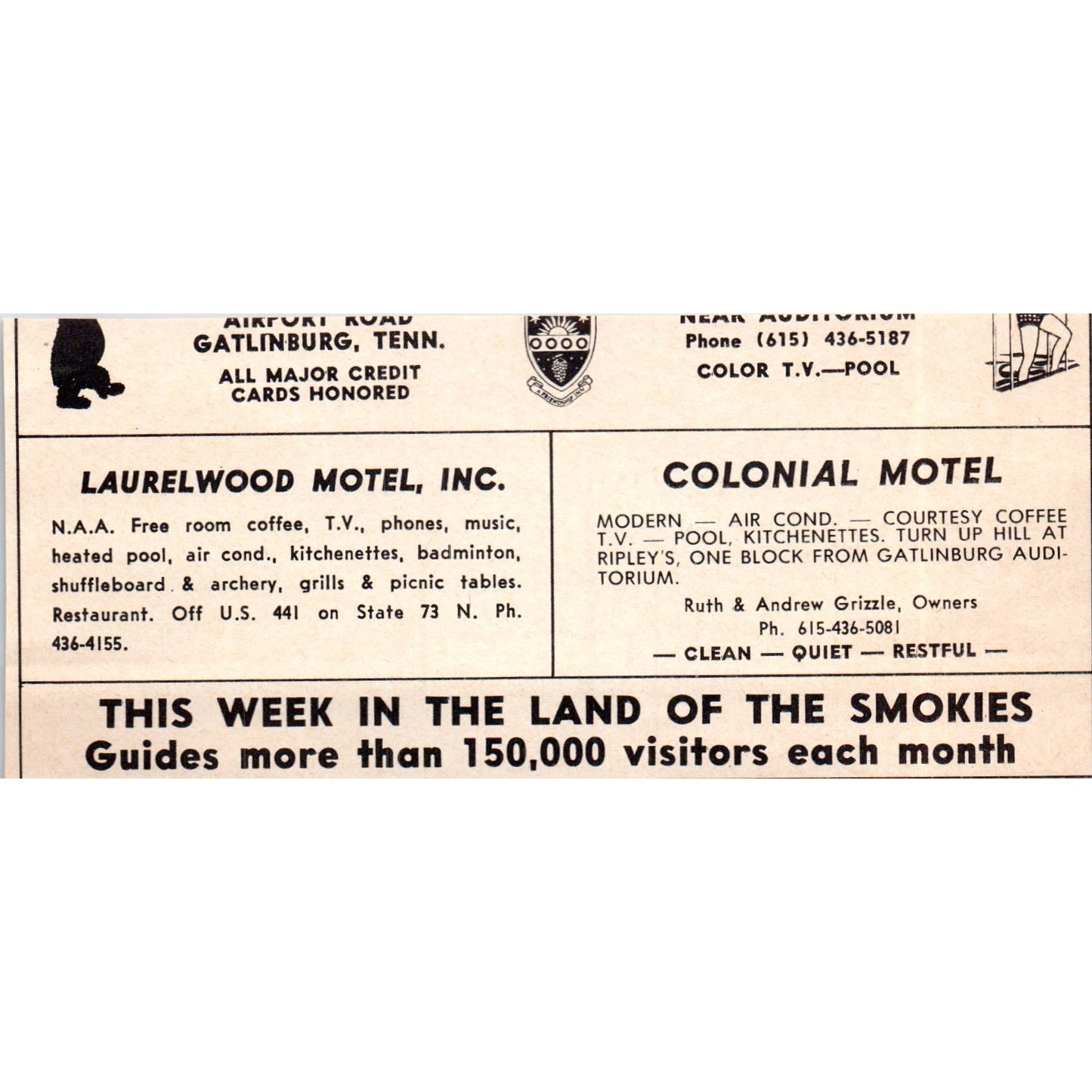 Chris's Roaring Fork Restaurant Gatlinburg TN 1973 Magazine Ad AD8-B9