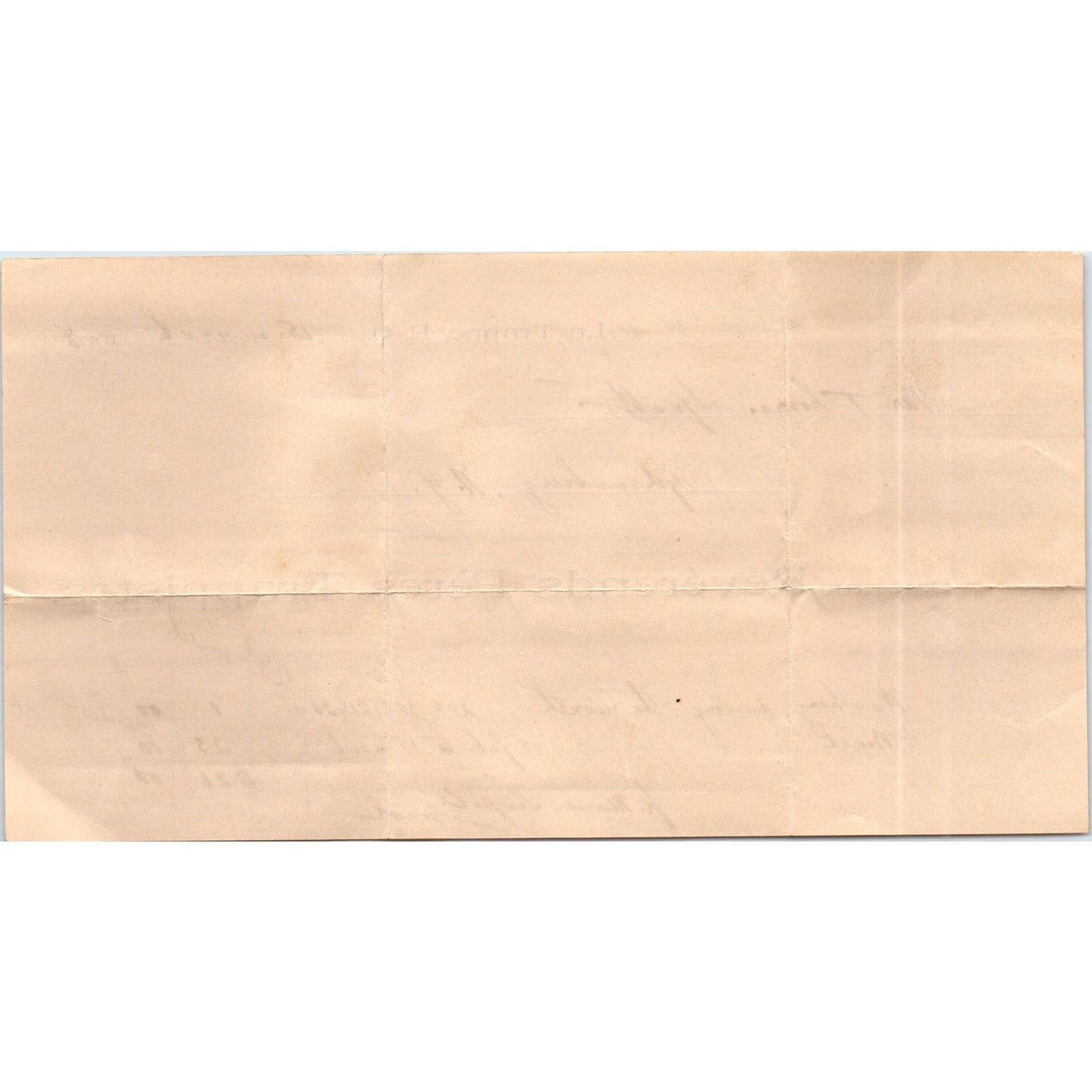 1908 Révérends Pères Trappistes Letterhead Billhead La Trappe P.Q. Quebec AE6-2