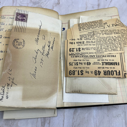 1937 Wedding Scrapbook Diary of Gertrude Barnum Harold Dahl Mankato MN TI9