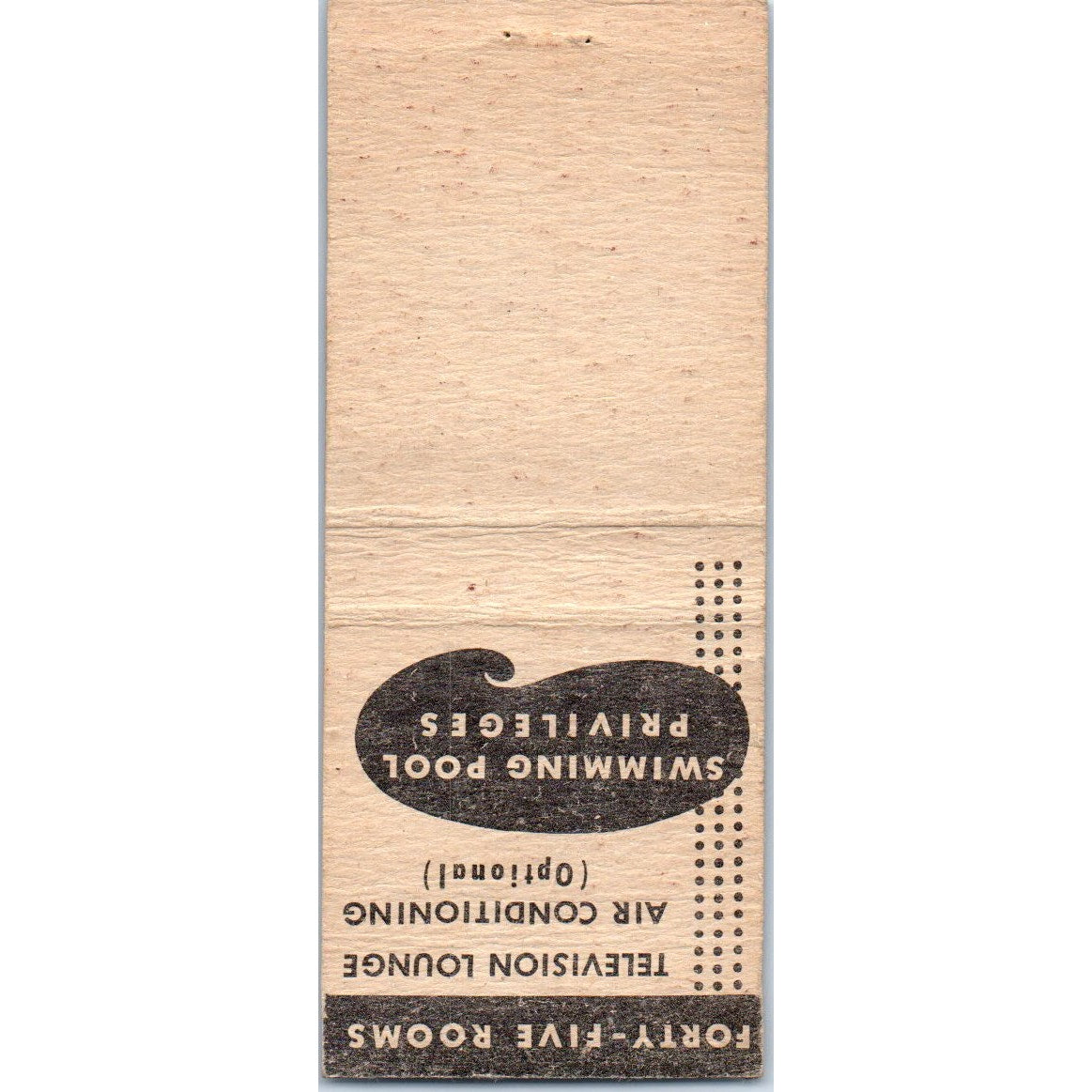 Edgepark AAA Motel Gatlinburg Tennessee Vintage Matchbook Cover SD4-Y13