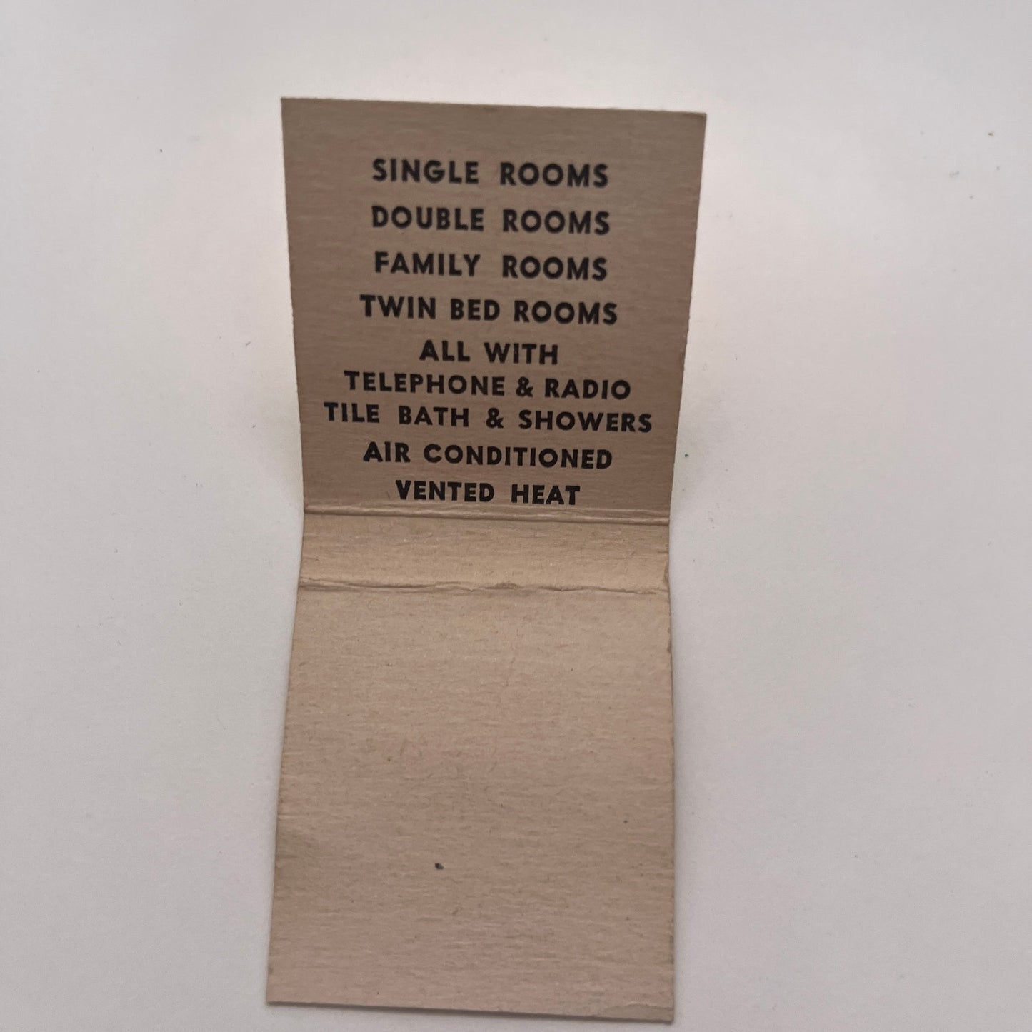 Lake View Motel Court Little Rock AR Vintage Matchbook Cover TB8-MB-3