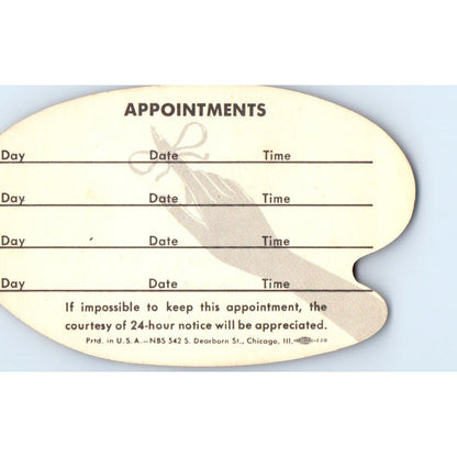 Mr Dee's Coiffures Bellflower CA Vintage Business Card SD8-B11
