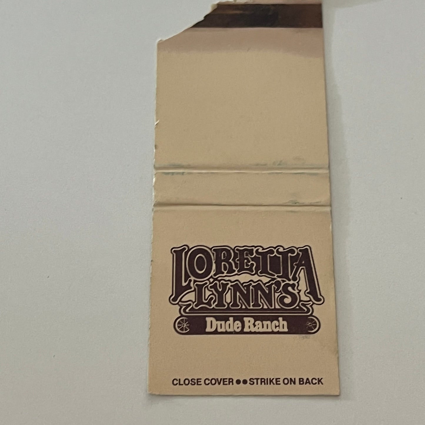 Loretta Lynn's Dude Ranch Vintage Matchbook Cover MM5-9
