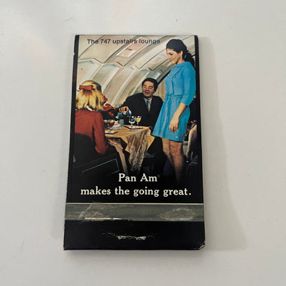 Pan Am Airlines 747 Popup Vintage Matchbook Cover TB7-MMZ4