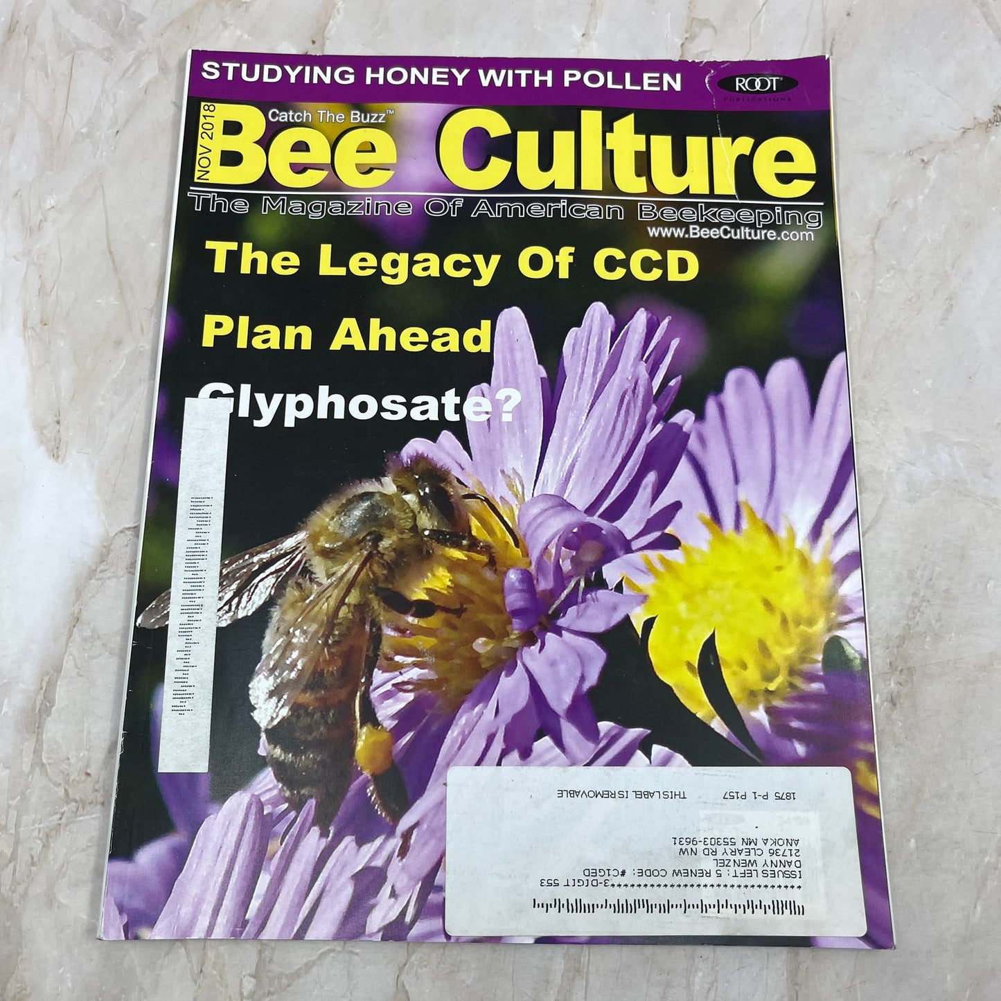 2018 Nov Bee Culture Magazine Magazine - Magazine of American Beekeeping M7
