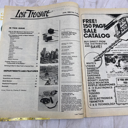 1982 June - Lost Treasure Magazine - Treasure Hunting Gold Prospecting M15