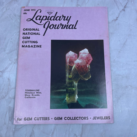 Tourmaline Himalaya Mine Mesa Grande CA - Lapidary Journal Magazine Jun 1972 M25