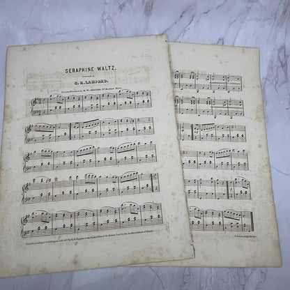 1861 Seraphine Waltz G.R. Lampard Sheet Music V16