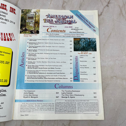 2009 June American Bee Journal Magazine Bees Beekeeping Honey M8