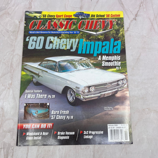 Windshield & Rear Glass '55, '56, '57 Classic Chevy World Magazine Feb 2006 M29