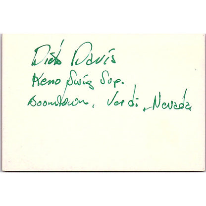 George Gebhardt Justrom & Stromme Realtors Coos Bay Vintage Business Card TH2-B1