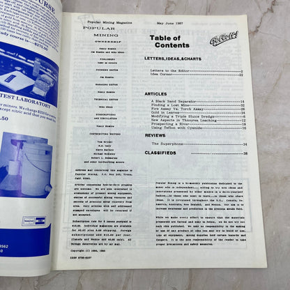 1987 May/Jun - Popular Mining Magazine - Treasure Hunting Gold Prospecting M19