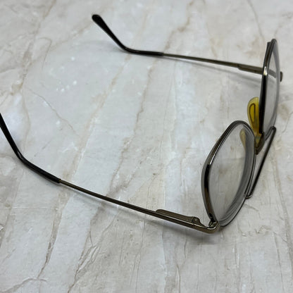 Vintage Aviator Marchon Forbes Brown Taupe Eyeglasses Frames TD5G1-9