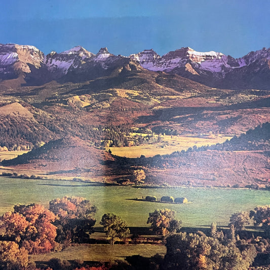 The San Juan Range and Mount Sneffels 10x14" Art Print V17