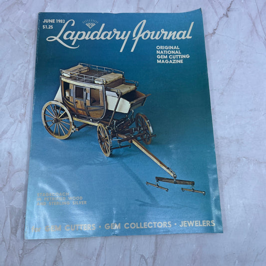 Stagecoach Petrified Wood & Sterling Silver - Lapidary Journal - Jun 1983 M25