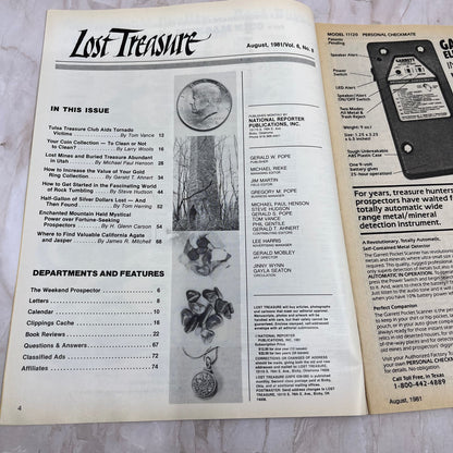 1981 Aug - Lost Treasure Magazine - Treasure Hunting Gold Prospecting M15
