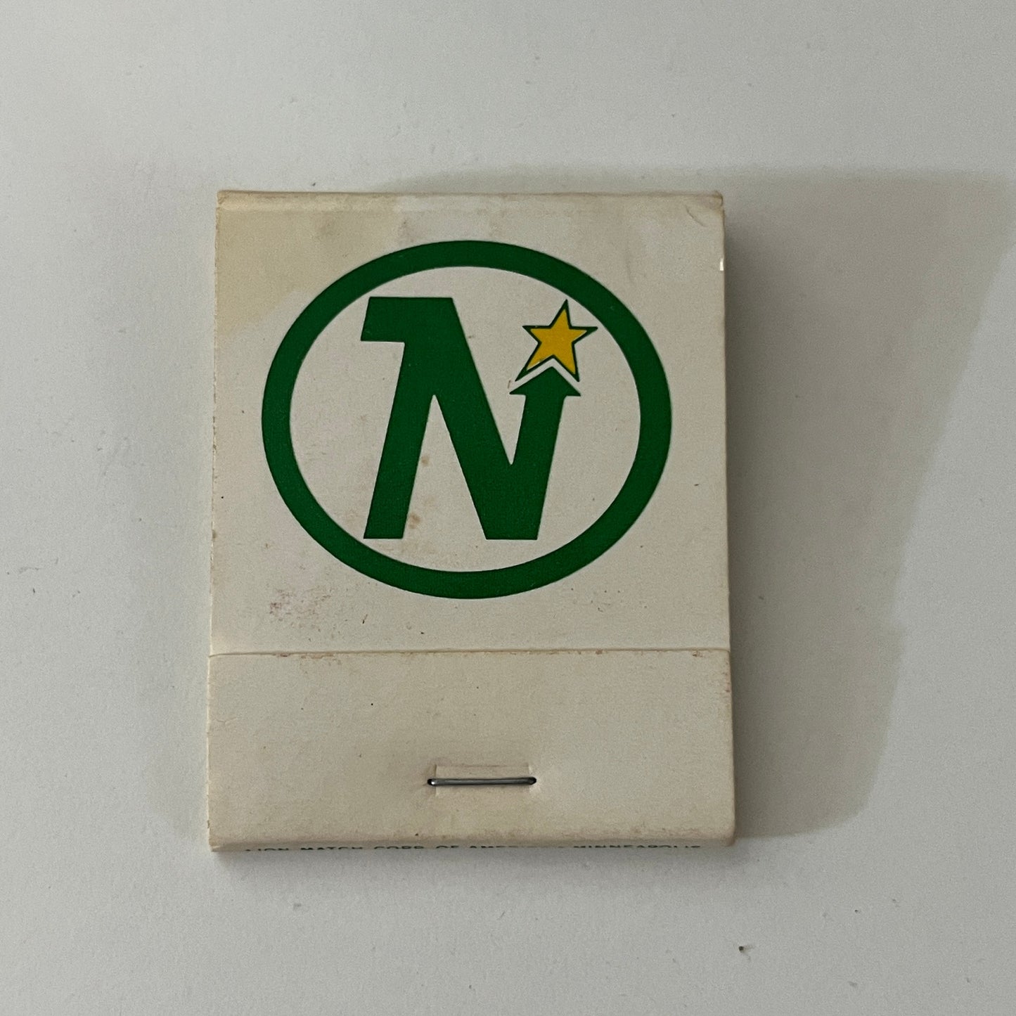 Minnesota North Stars Hockey NHL Vintage Matchbook SC4-R8