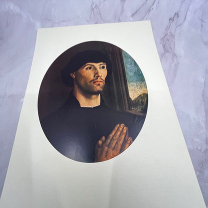 Portrait of a Man - Hugo van der Goes Lithograph 10x14" Art Print V22
