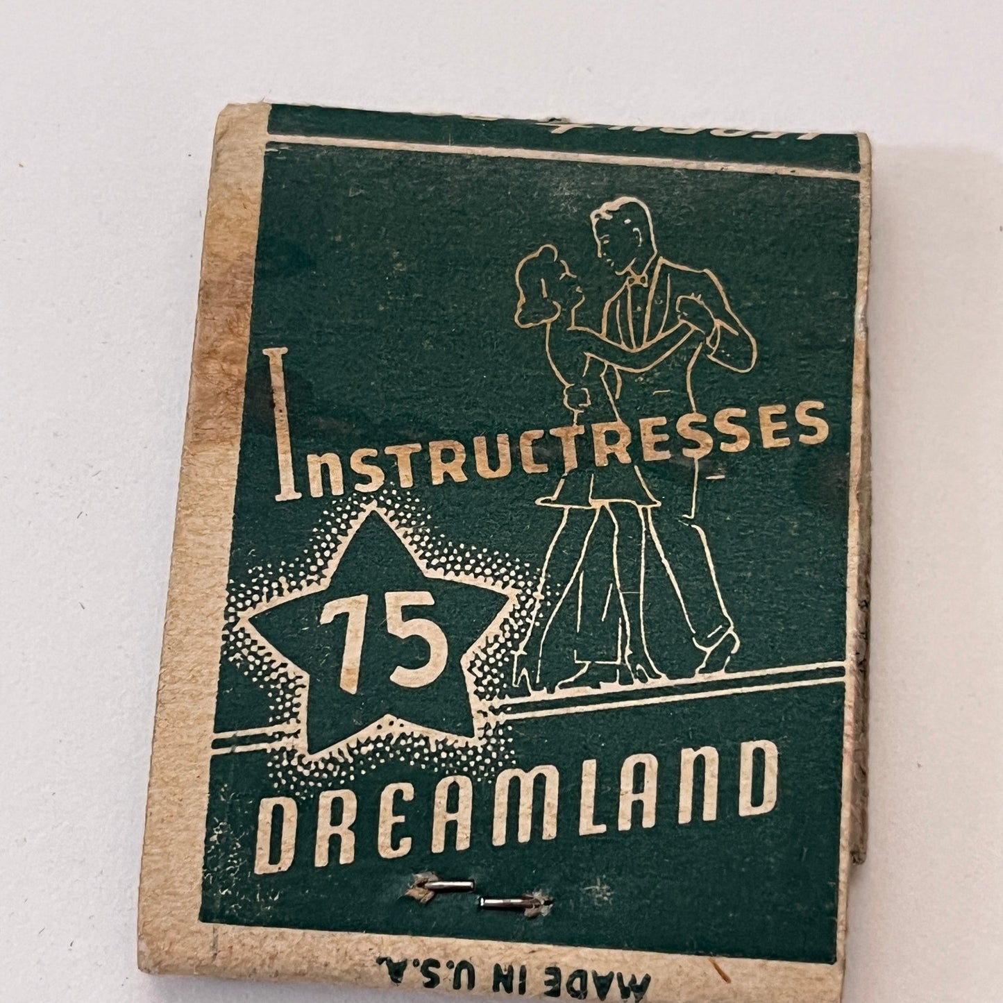 Dreamland 3945 S. Harlem Ave NY Vintage Matchbook Cover TB8-MB3-10