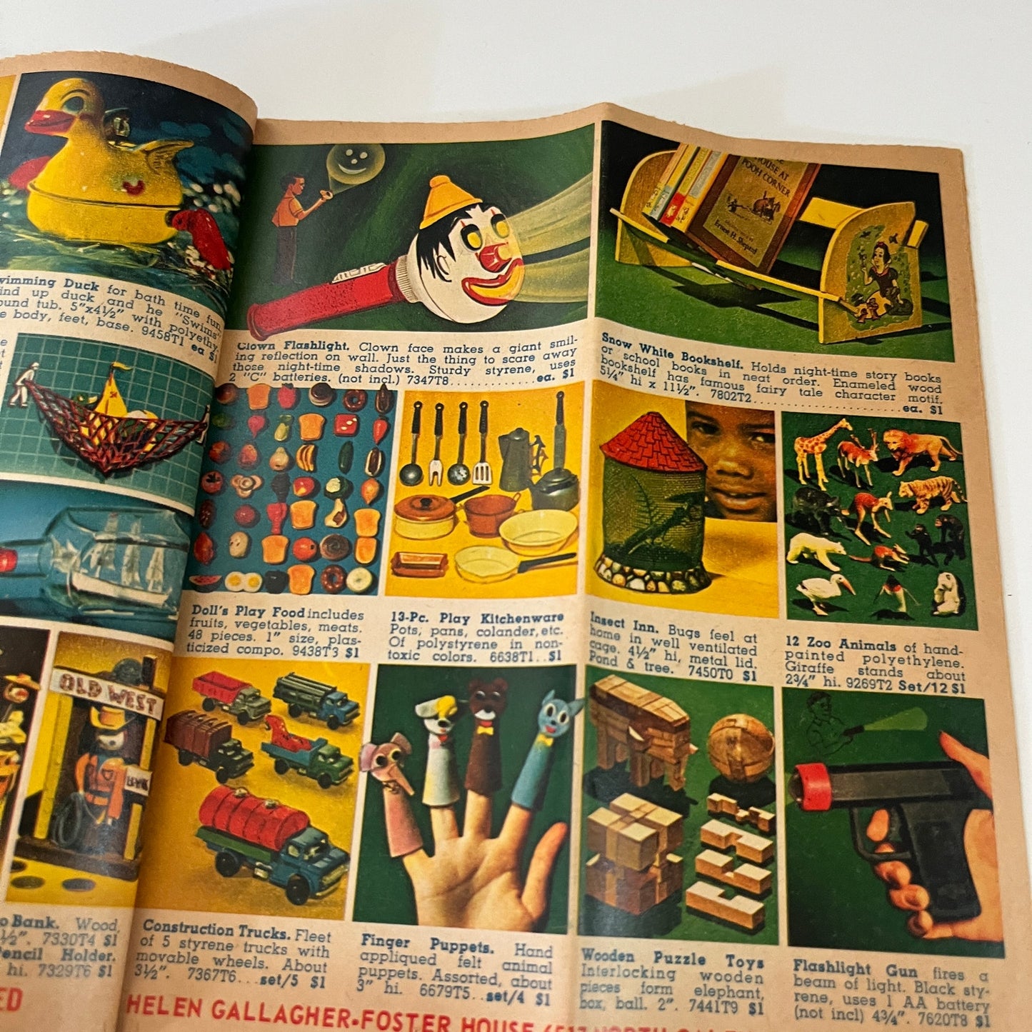 1968 Helen Gallagher-Foster House Gifts By Mail Christmas Catalog Peoria H3-5