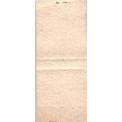 Jack's Bar Jack & Mildred Leverenz Nicolet Forest Crandon Matchbook SD2-Y4