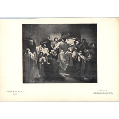 The Triumph of Martyrdom - Bouguereau c1905 Art Print D13