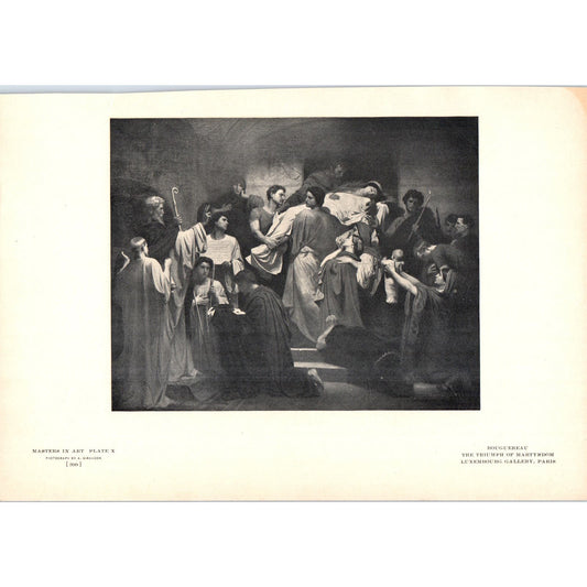 The Triumph of Martyrdom - Bouguereau c1905 Art Print D13
