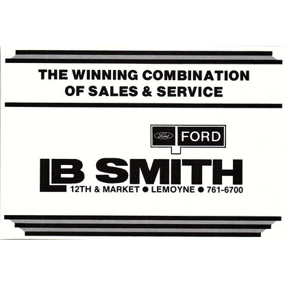 LB Smith Ford 12th & Market Lemoyne PA 1988 Ad AG8-1