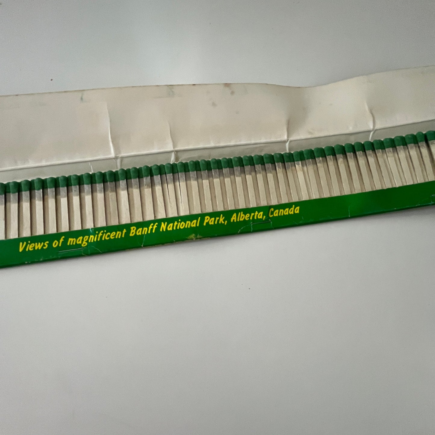 Banff National Park Alberta Canada Super-Long 15" Souvenir Vintage Matchbook TB7