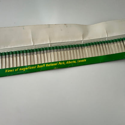 Banff National Park Alberta Canada Super-Long 15" Souvenir Vintage Matchbook TB7