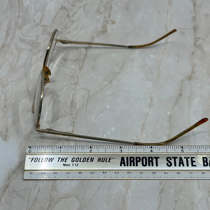 Retro Gold & Tortoise Shell Tone Aviator Sunglasses Eyeglasses Frames TD7-G2-9