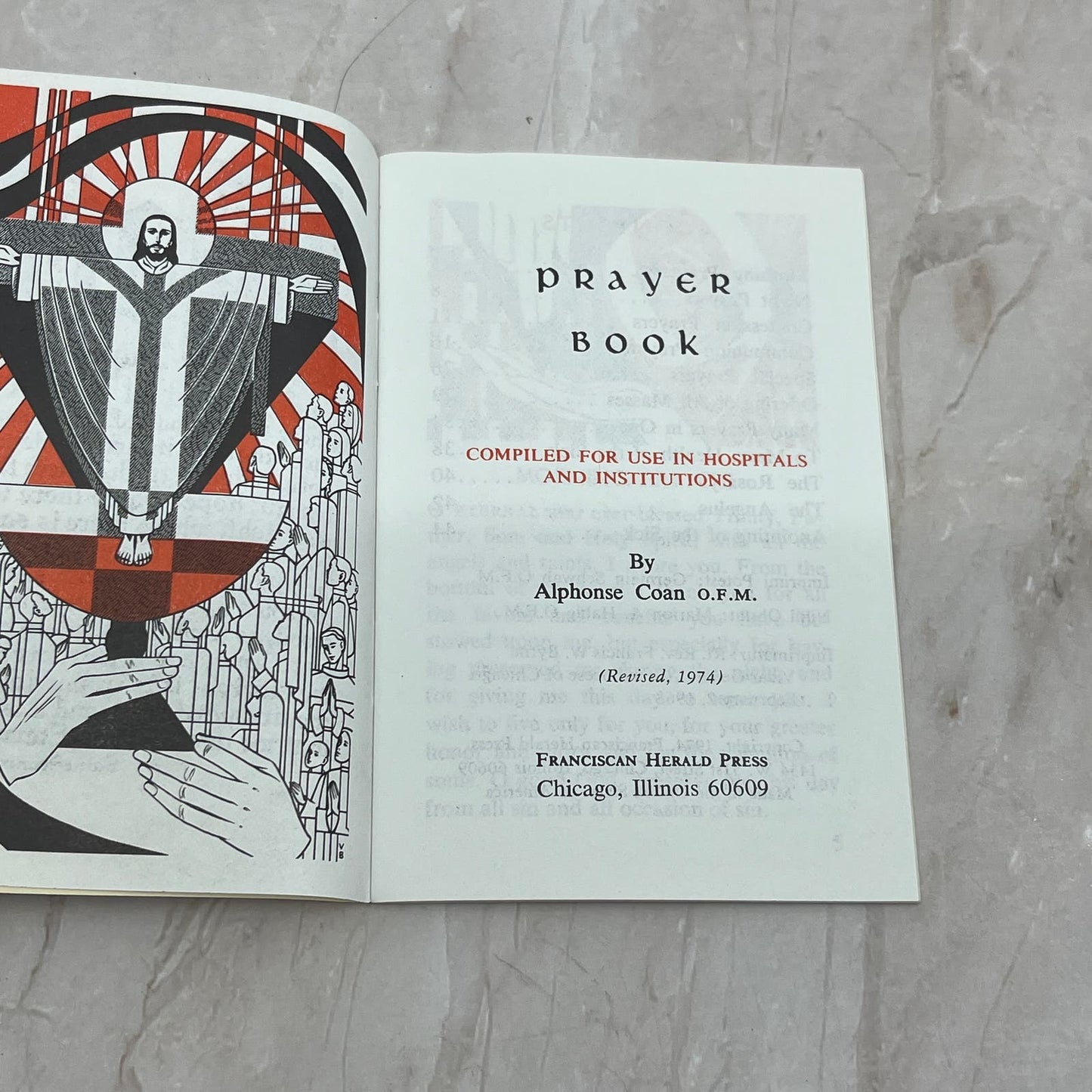 1974 St. Francis of Assisi Pocket Prayer Booklet TG8-VW