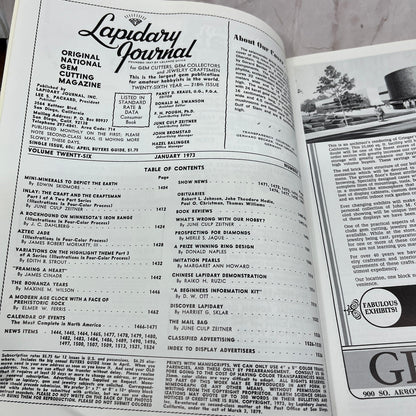 The Salamander Group Idar-Oberstein Germany - Lapidary Journal - Jan 1973 M28