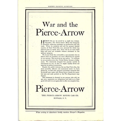 The Peerless Motor Car Co Cleveland Ohio c1920 Ad AF8-7