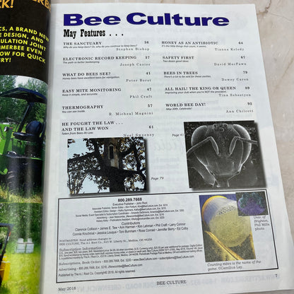 2018 May Bee Culture Magazine Magazine - Magazine of American Beekeeping M7