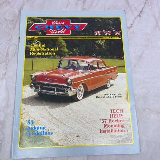 Rocker Moulding Install '55, '56, '57 Classic Chevy World Magazine Jun 1983 M29