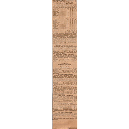 St. Paul Apostles Baseball Scores Highlights St. Paul 1898 Newspaper Ad AF2-A2