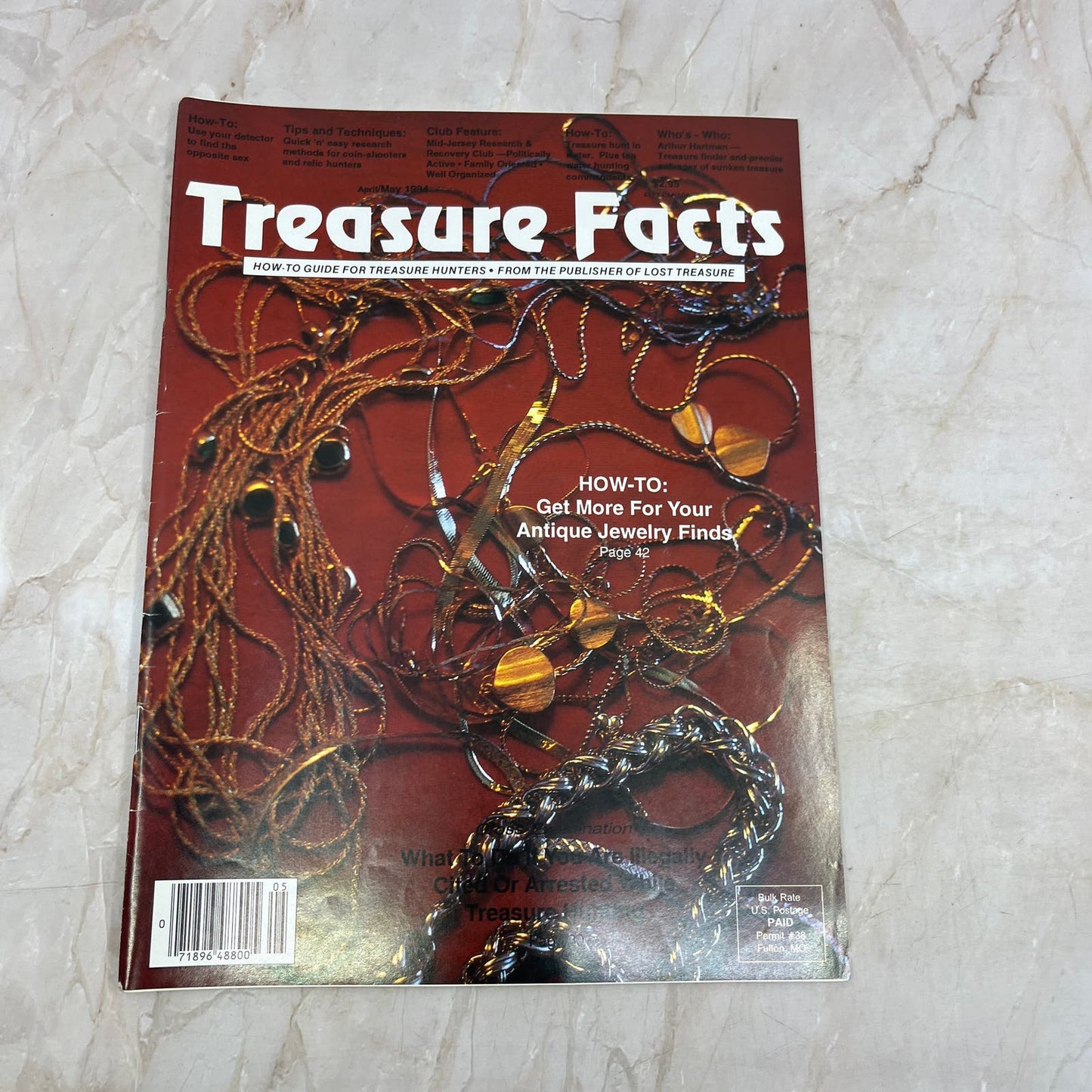 1994 Apr/May - Treasure Facts Magazine - Treasure Hunting Metal Detecting M17