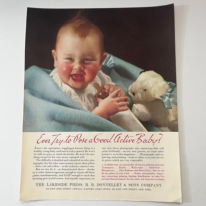 The Lakeside Press Printing, R.R. Donnelley & Sons Co NY 1935 Ad V1-5