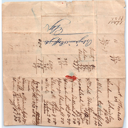 1843 Original Handwritten Letter to Benjamin Buffington D21