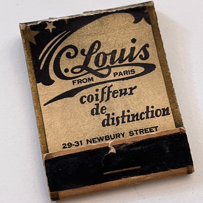 C. Louis From Paris 29-31 Newbury St Boston Vintage Matchbook Cover TB8-MB3-9