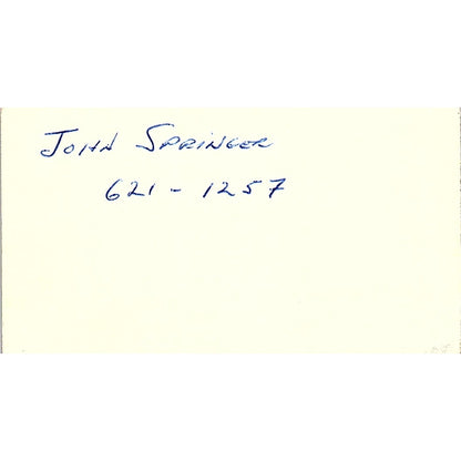 Biehl & Company Michael Hackmeyer Houston Texas Vintage Business Card SB4-B11