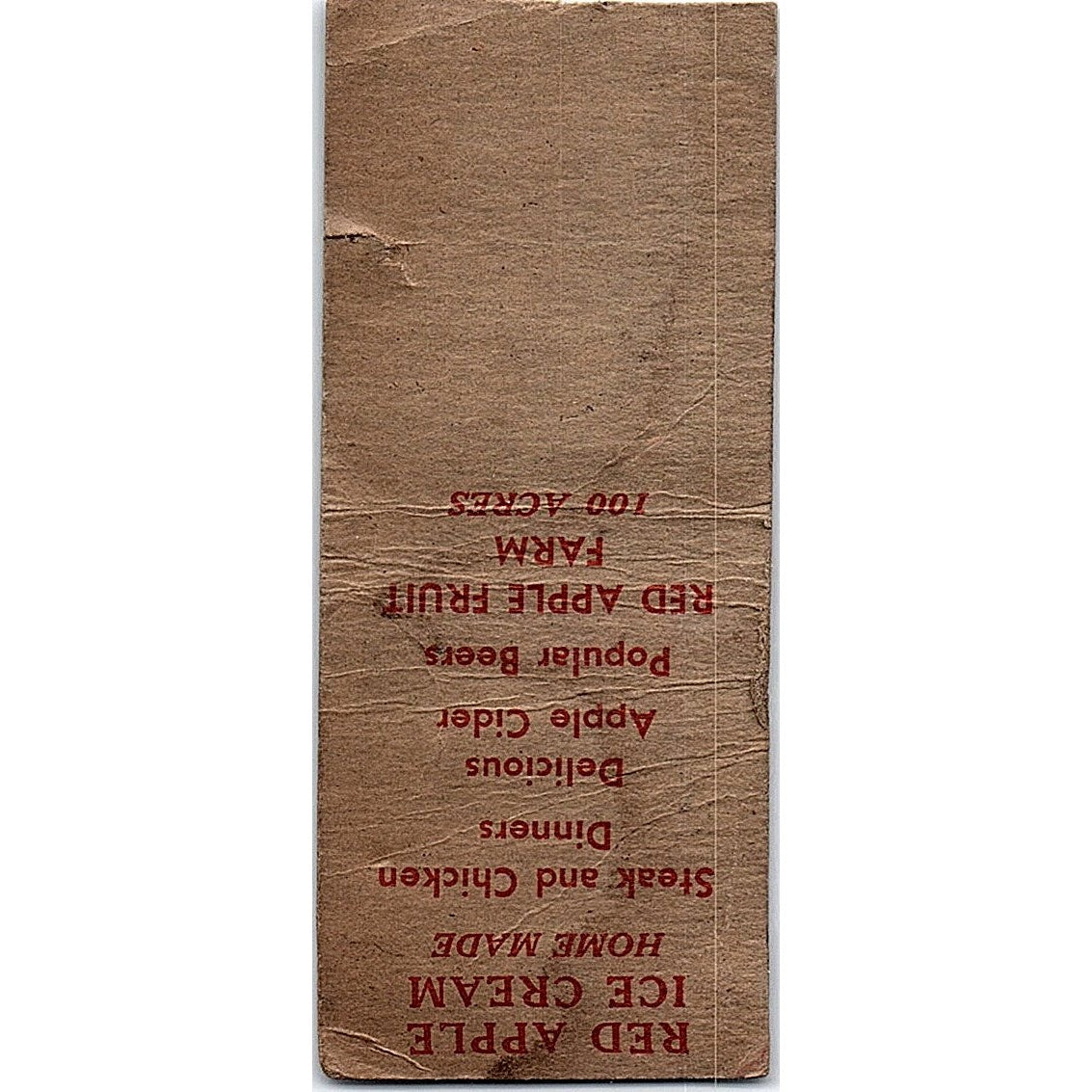 Red Apple Inn Silvis IL Vintage Matchbook Cover SF3-Y7