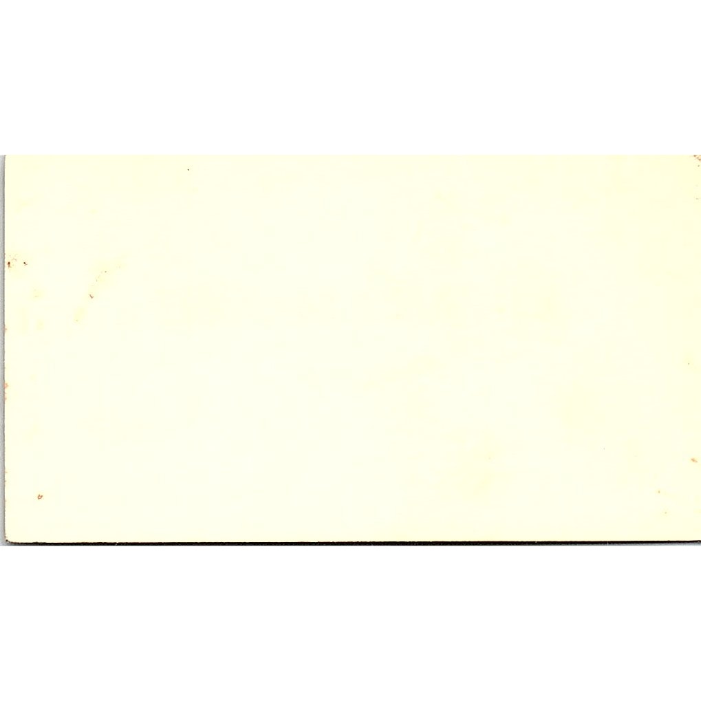 Jane & Walter Wong Ashbury Market San Francisco Vintage Business Card SD9-B10