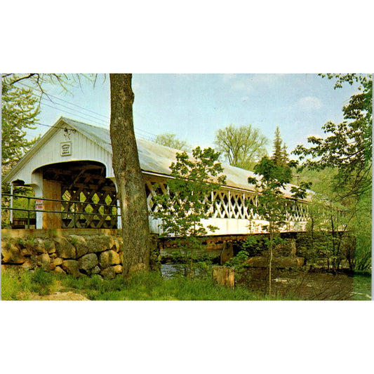 Ashuelot Winchester Gothic Architecture NH Vintage Covered Bridge Postcard PC13